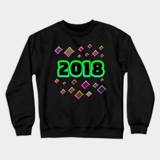 Colorful 2018 Crewneck Sweatshirt